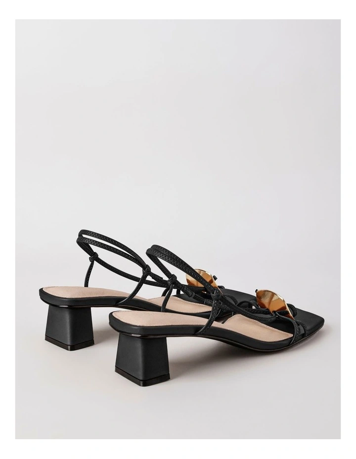 Hope Sandal in Black Leather image 5