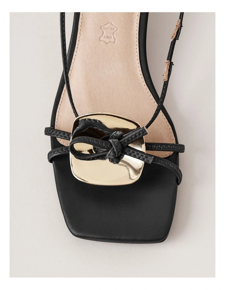 Hope Sandal in Black Leather image 6