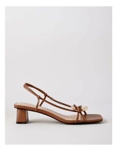 Hope Sandal in Rich Tan Leather