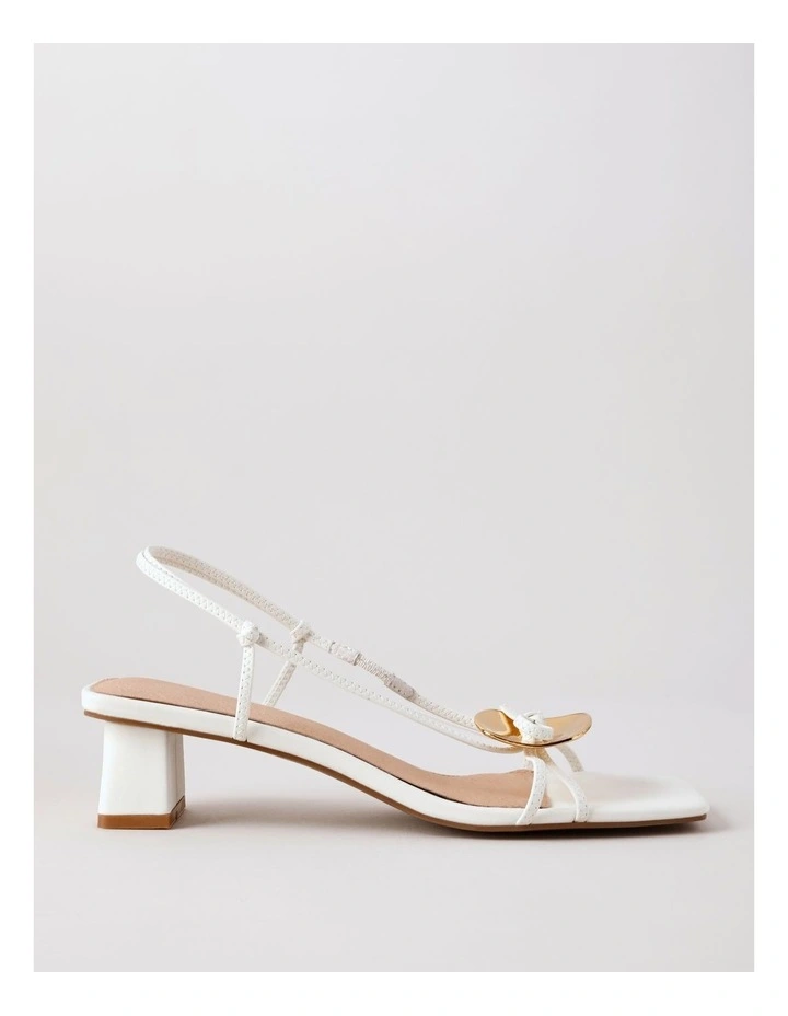 Hope Sandal in Chalk Leather image 1