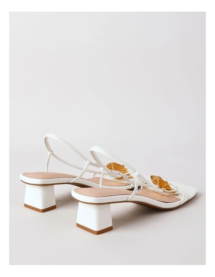 Hope Sandal in Chalk Leather image 5