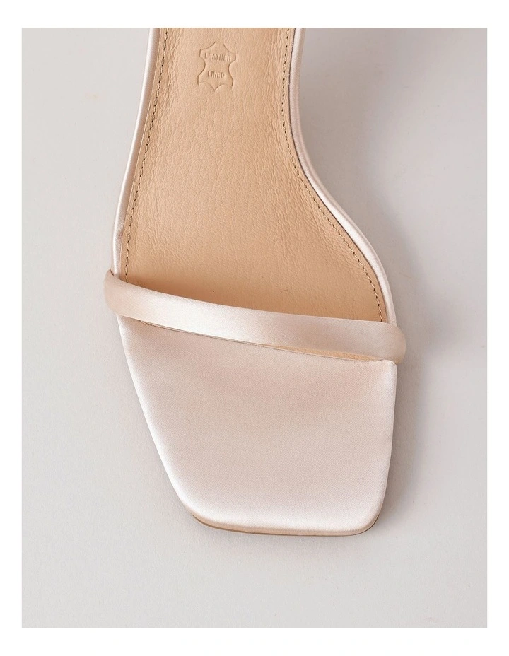Harmony Sandal in Soft in Pink Satin image 7