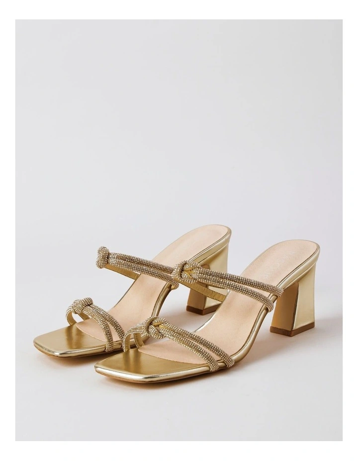 Crush Sandal in Gold image 2