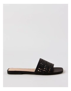 Amara Sandal in Black Leather