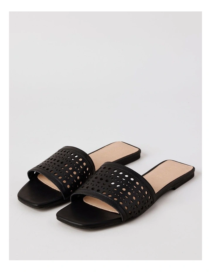 Amara Sandal in Black Leather image 3