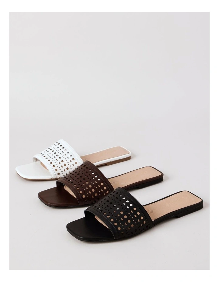Amara Sandal in Black Leather image 7