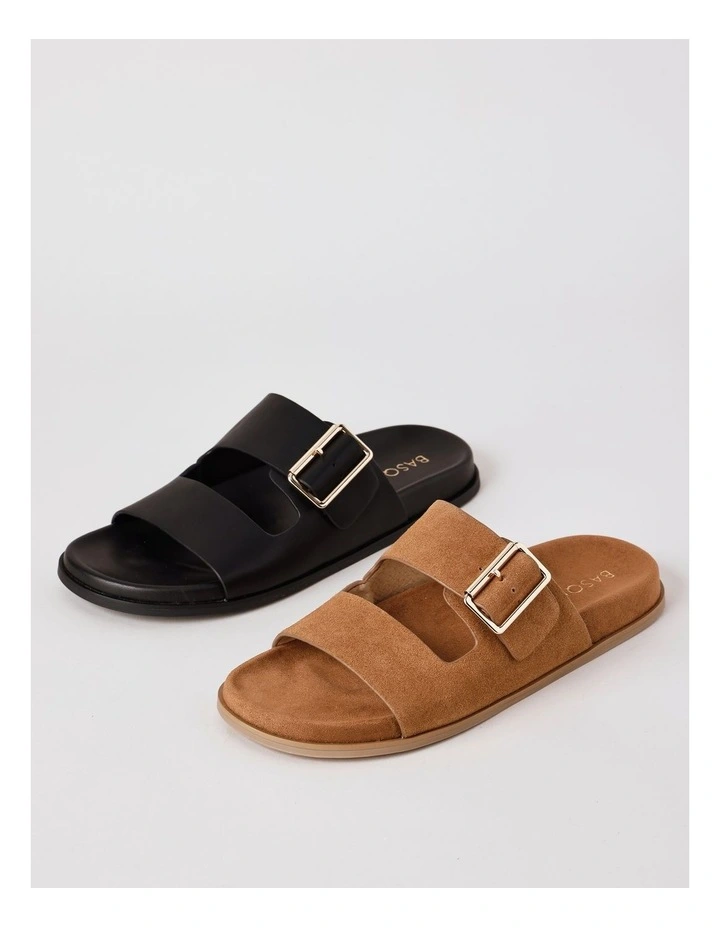 Nikki Sandal in Tan Suede image 6