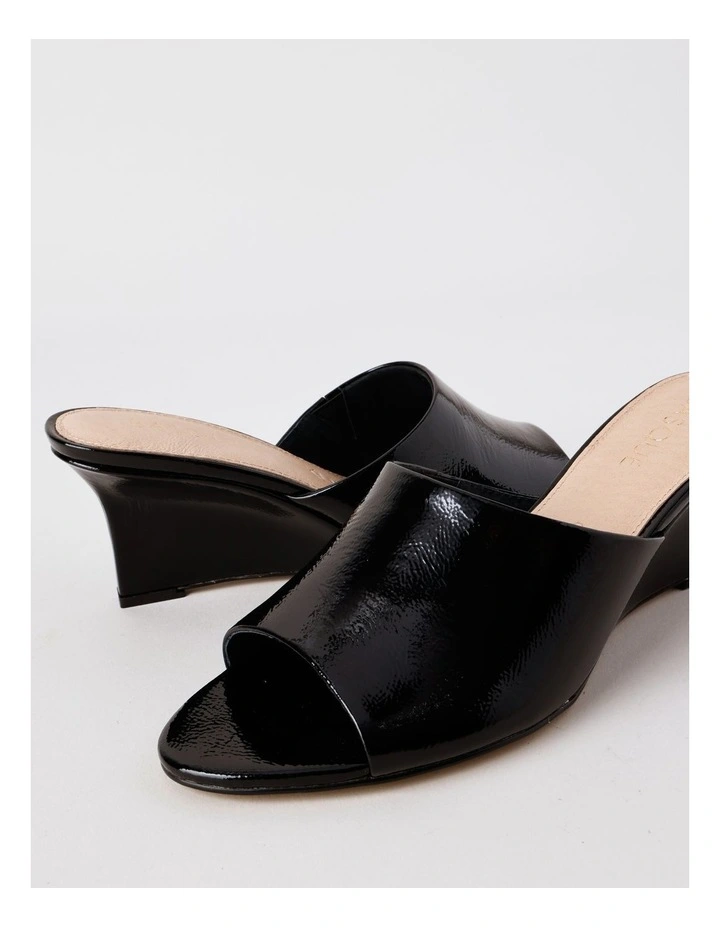 Avery Sandal in Black Smooth image 4