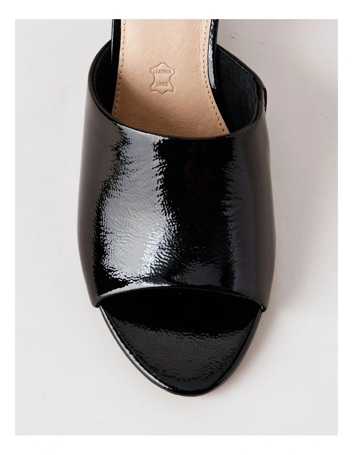 Avery Sandal in Black Smooth image 6