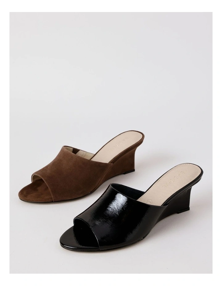 Avery Sandal in Black Smooth image 7