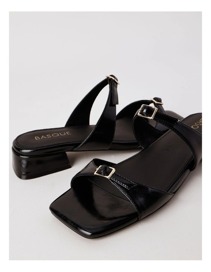 Claudia Sandal in Black Leather image 3