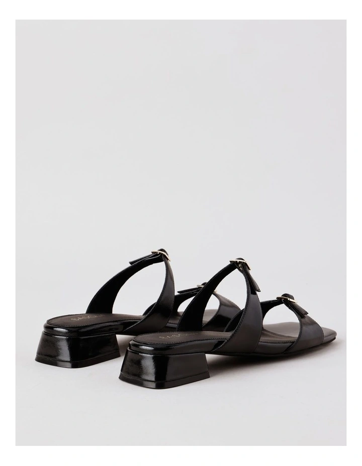 Claudia Sandal in Black Leather image 5