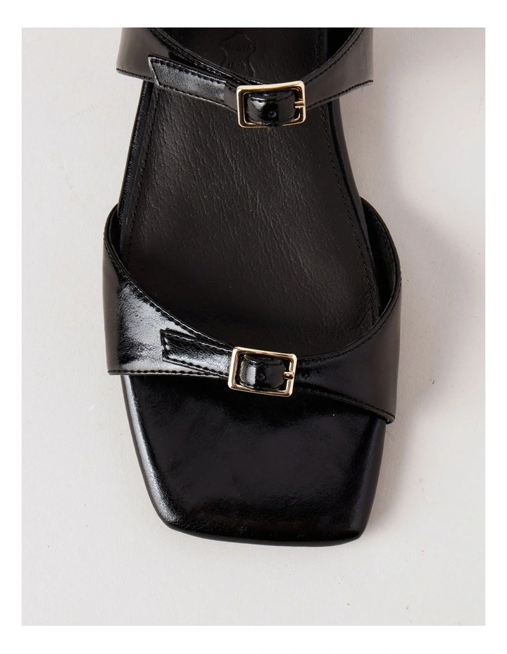Claudia Sandal in Black Leather image 6
