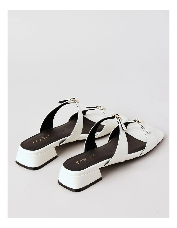 Claudia Sandal in Chalk Leather image 6