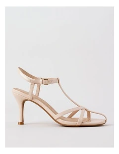 Frida Sandal in Nude Leather