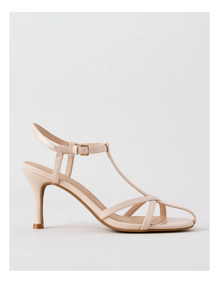 Frida Sandal in Nude Leather image 1