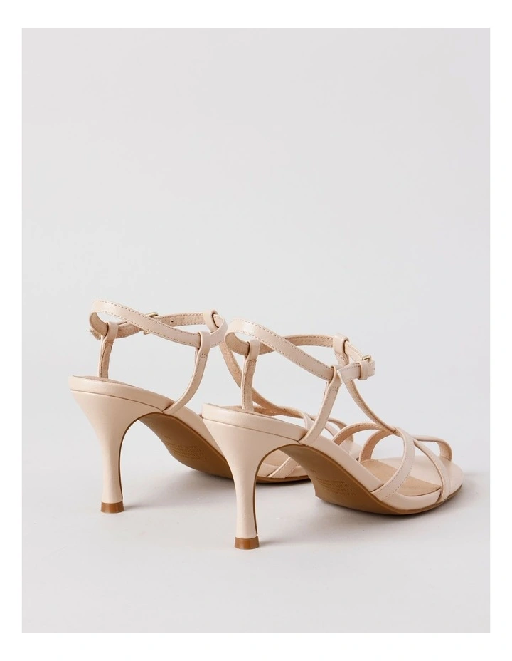 Frida Sandal in Nude Leather image 5