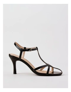 Frida Sandal in Black Leather