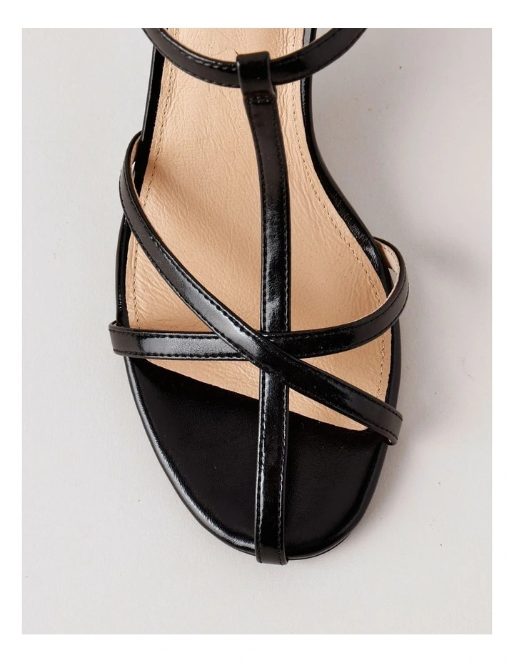 Frida Sandal in Black Leather image 6