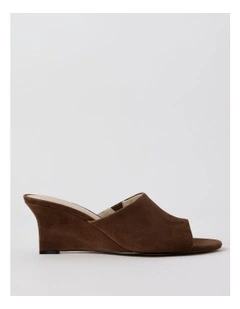 Avery Sandal in Chocolate Suede
