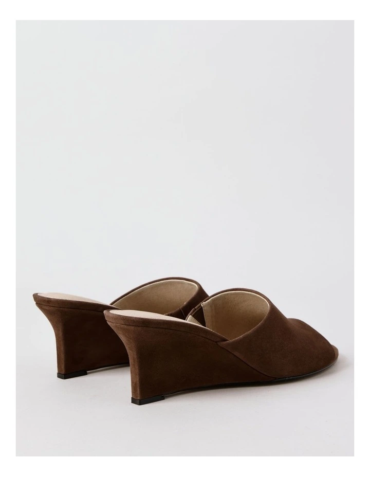 Avery Sandal in Chocolate Suede image 5