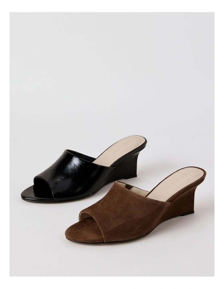 Avery Sandal in Chocolate Suede image 7