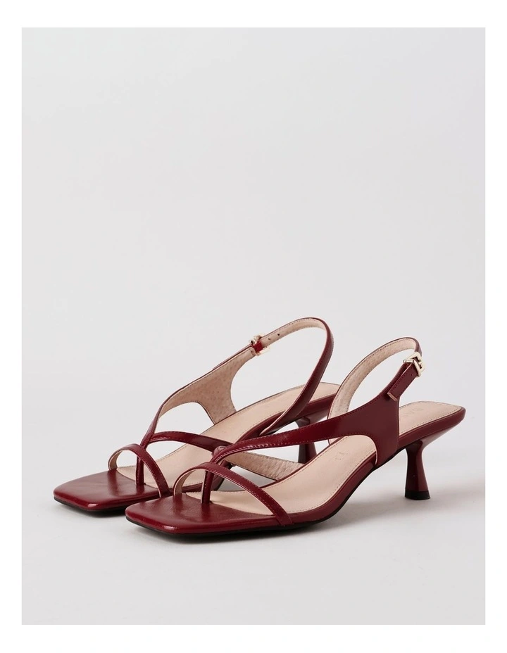 Star Sandal in Red Leather image 3
