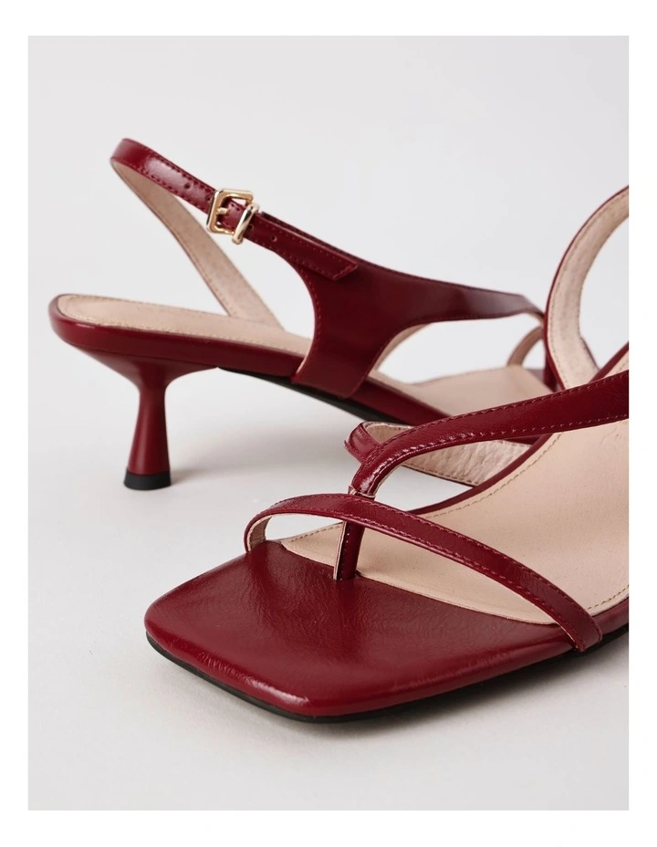 Star Sandal in Red Leather image 4