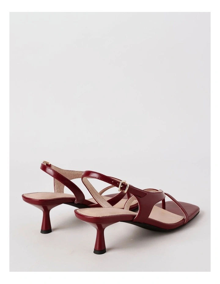 Star Sandal in Red Leather image 5