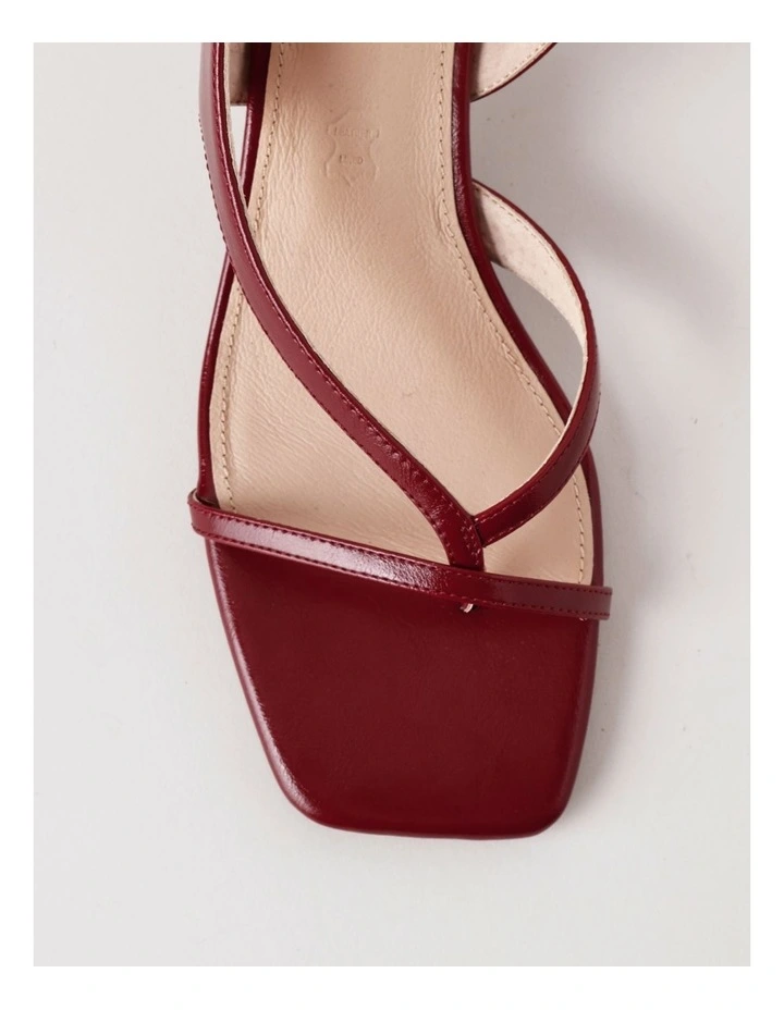 Star Sandal in Red Leather image 6