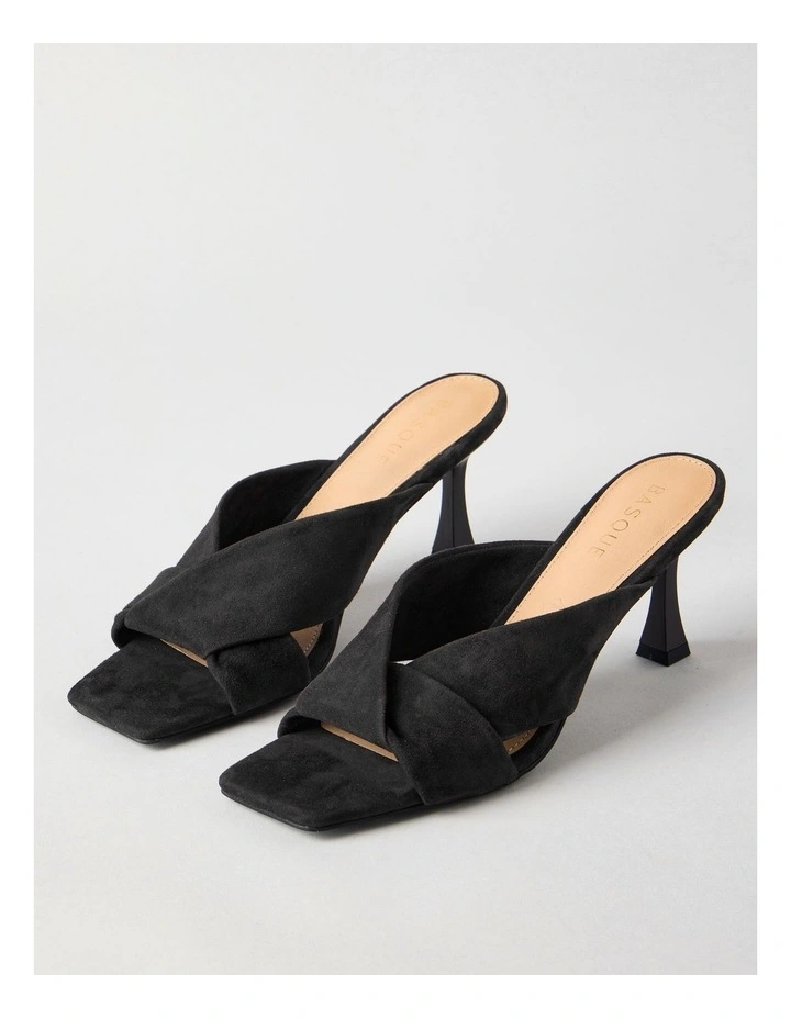 Tiffany Sandal in Black Suede image 3