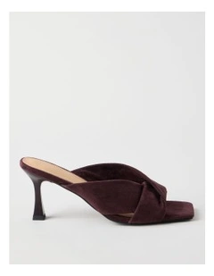 Tiffany Sandal in Chocolate Suede