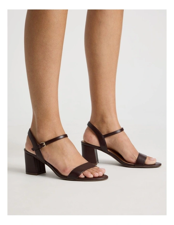 Rozz Sandal in Chocolate image 2