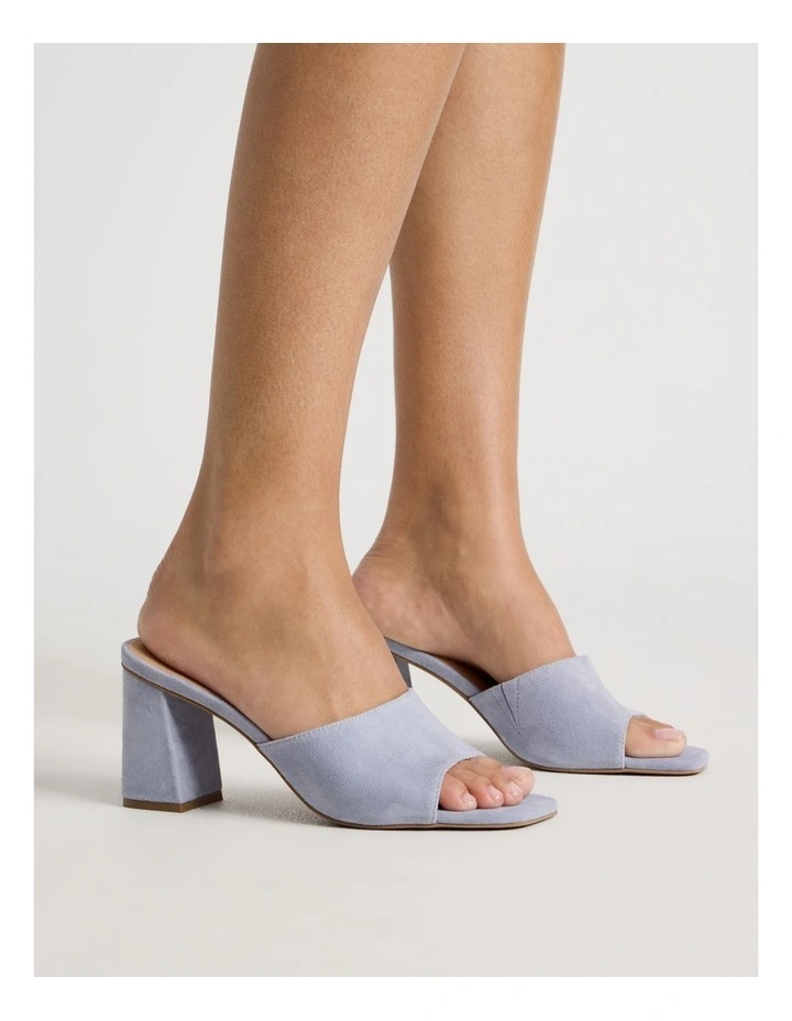 Lottie Sandal in Blue Suede image 2