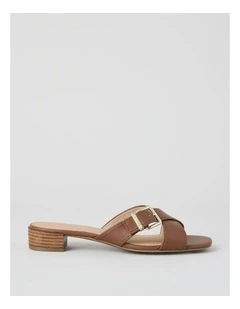 Meredith Sandal in Dark Tan