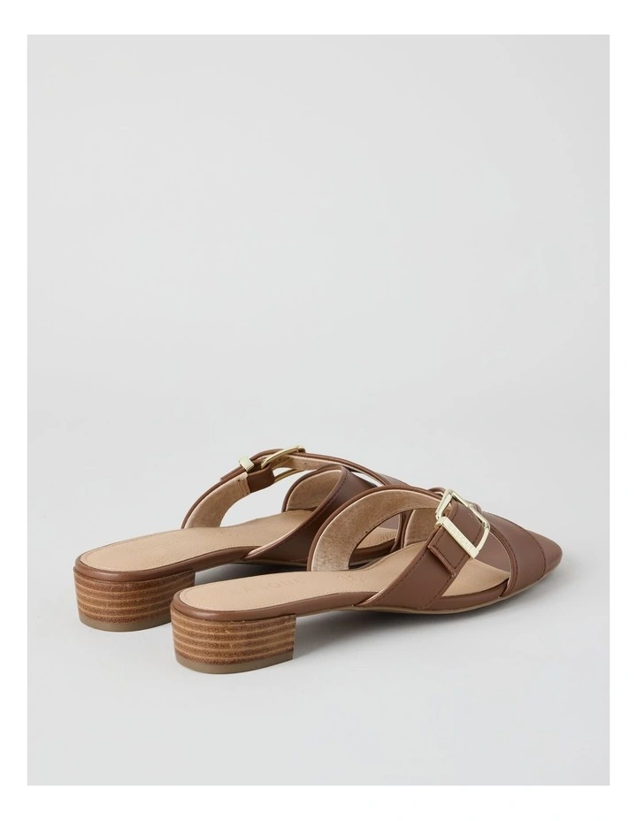 Meredith Sandal in Dark Tan image 5