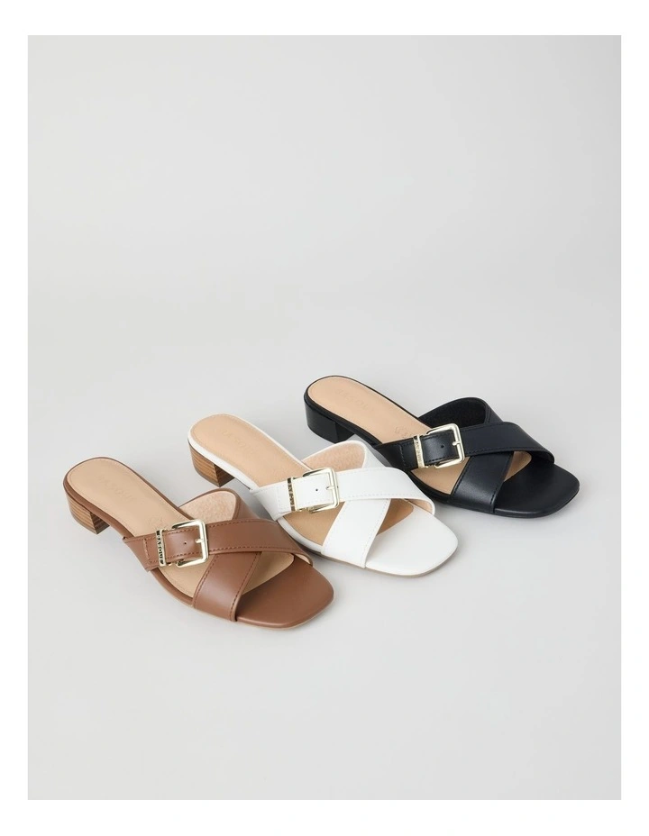 Meredith Sandal in Dark Tan image 7