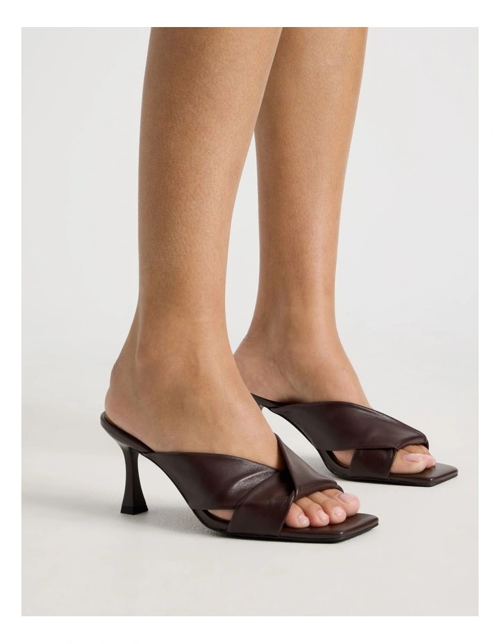 Tia Sandal in Chocolate image 2