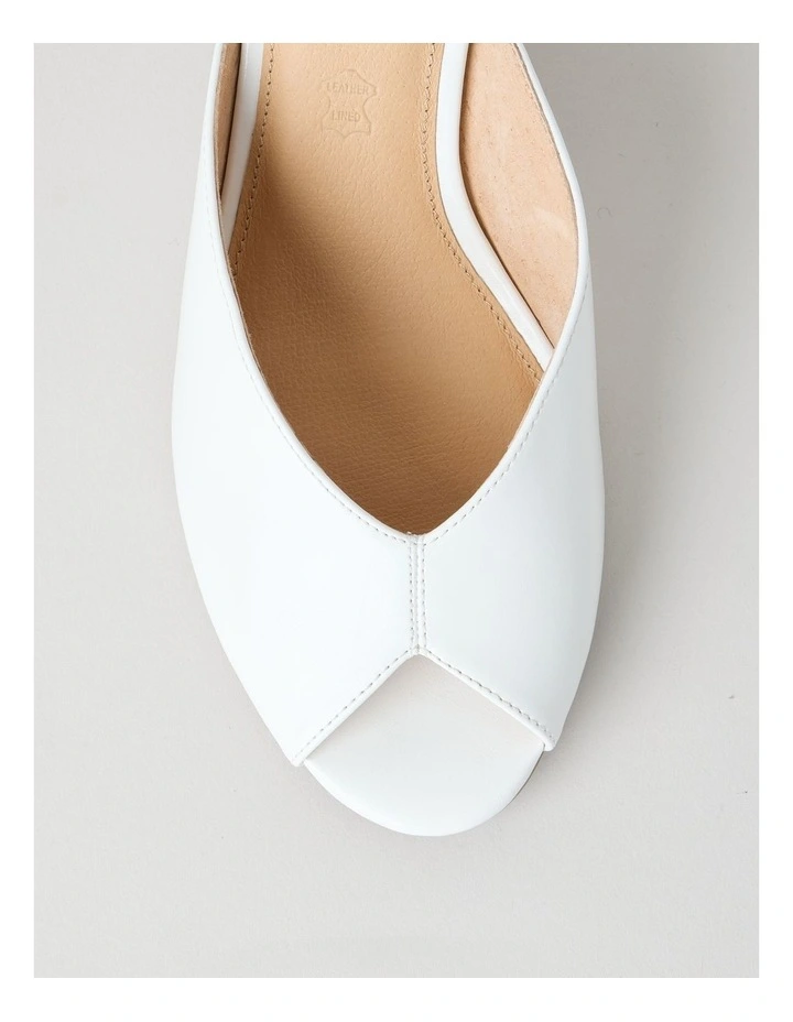 Eva Sandal in White image 6