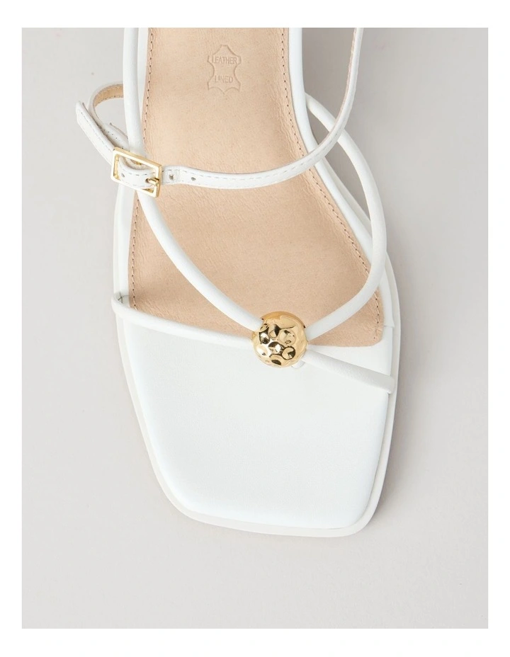 Kristy Sandal in White image 7