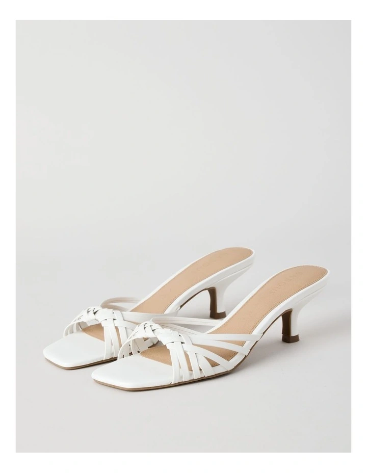 Leila Sandal in White image 3