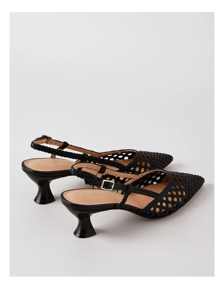 Claire Heeled Shoes in Black image 4