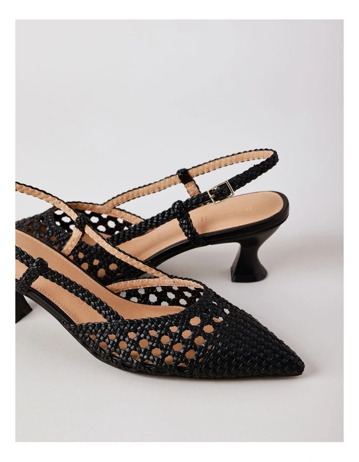 Claire Heeled Shoes in Black image 5