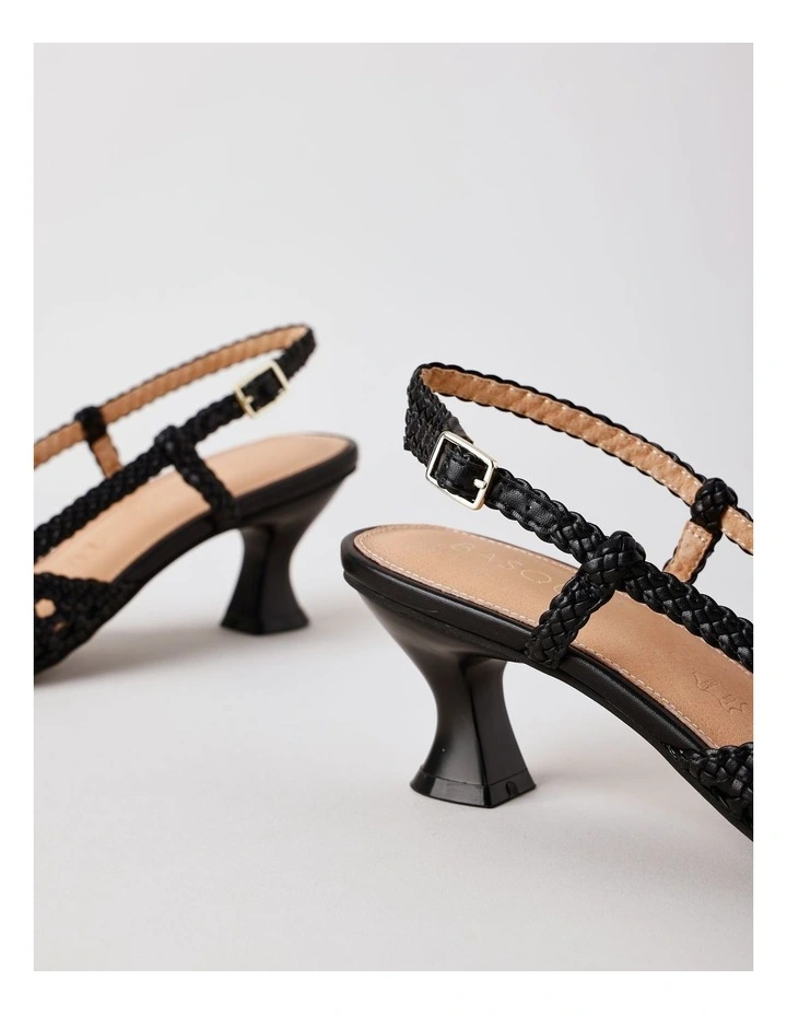 Claire Heeled Shoes in Black image 6