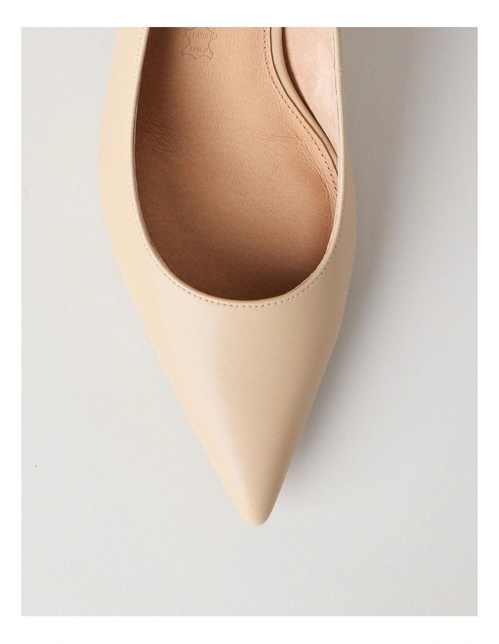 Victoria Heeled Shoes in Nude image 5