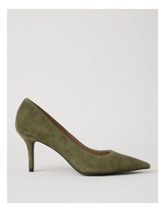 Victoria Heeled Shoes in Green