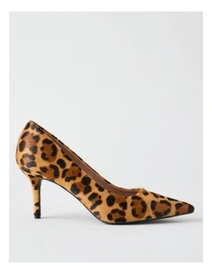 Victoria Heeled Shoes in Leopard