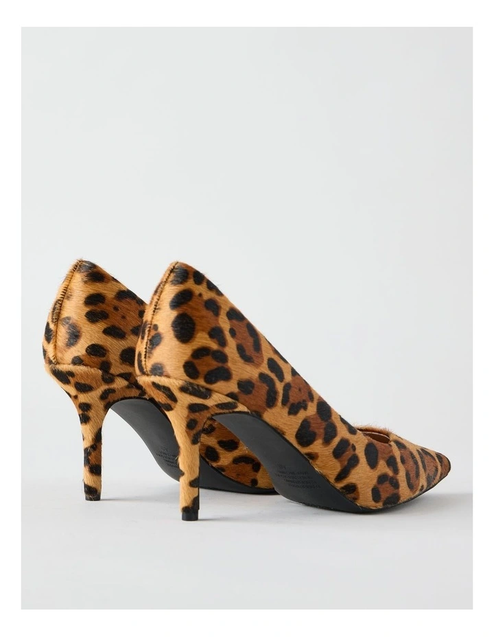Victoria Heeled Shoes in Leopard image 3