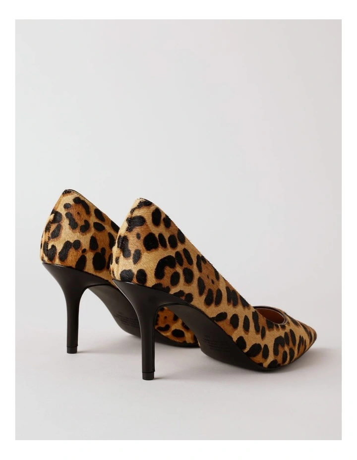 Victoria Heeled Shoes in Leopard image 6