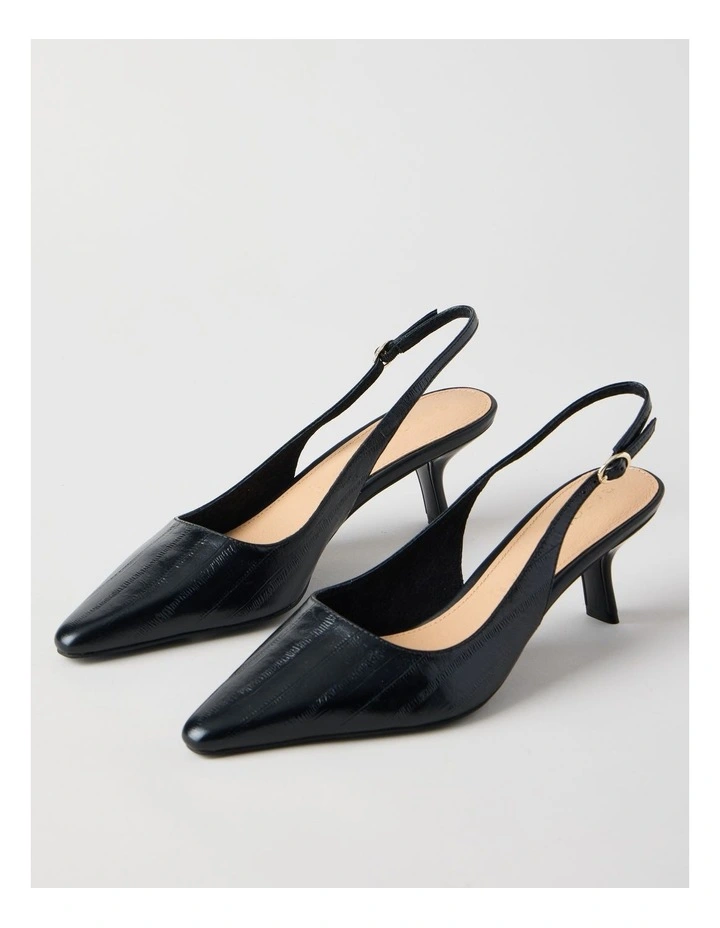 Stephanie Heeled Shoes in Black image 3